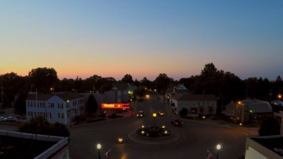 Town Square - Aerial Night View